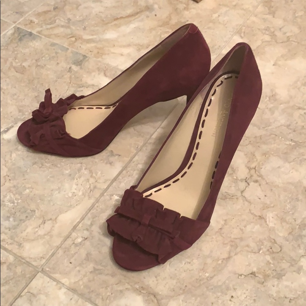 Enzo Angiolini geeks, bow, 9, mulberry